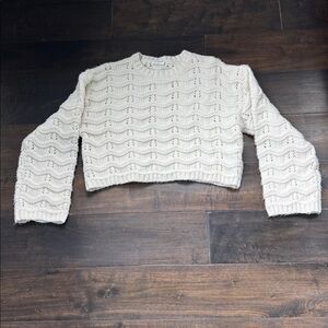Storia Ivory Knit Sweater
